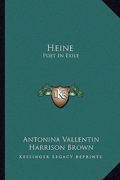 portada heine: poet in exile (en Inglés)