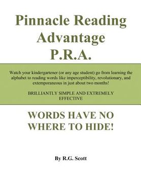 portada pinnacle reading advantage p.r.a. (in English)