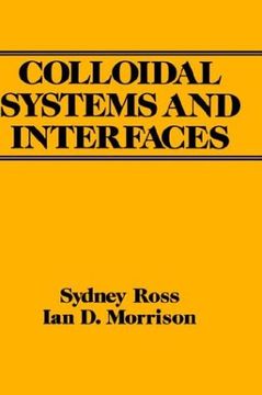 colloidal systems and interfaces (en Inglés)