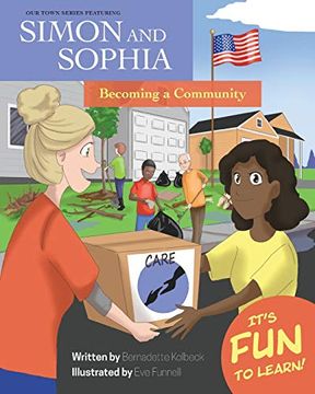 portada Our Town Series Featuring Simon and Sophia: Becoming a Community (en Inglés)