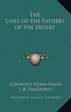 portada the lives of the fathers of the desert (en Inglés)