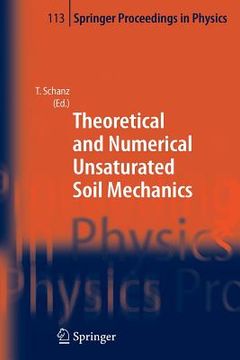 portada theoretical and numerical unsaturated soil mechanics (en Inglés)