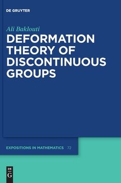 portada Deformation Theory of Discontinuous Groups (en Inglés)