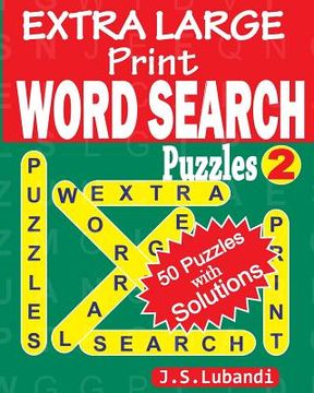 portada EXTRA LARGE Print WORD SEARCH Puzzles (en Inglés)