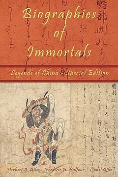 portada biographies of immortals - legends of china - special edition (en Inglés)