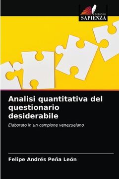 portada Analisi quantitativa del questionario desiderabile (in Italian)