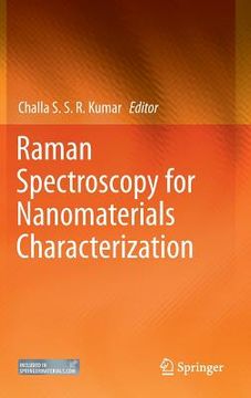 portada raman spectroscopy for nanomaterials characterization (en Inglés)