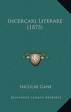 portada incercari literare (1873) (en Inglés)