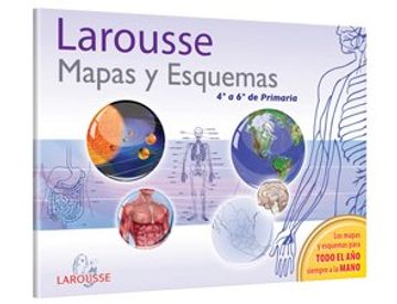 portada Larousse Mapas y Esquemas 4 a 6 de Primari (in Spanish)
