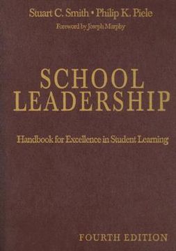 portada school leadership: handbook for excellence in student learning (en Inglés)