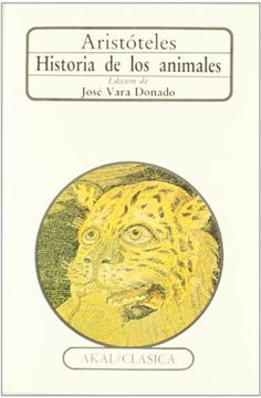 portada Historia de los Animales (in Spanish)