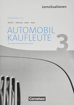 portada Automobilkaufleute Band 3: Lernfelder 9-12 - Arbeitsbuch mit Englischen Lernsituationen (en Alemán)
