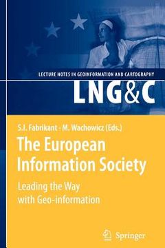 portada the european information society: leading the way with geo-information