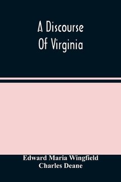 portada A Discourse Of Virginia (in English)