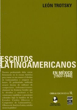 portada Escritos Latinoamericanos en Mexico 1937-1940