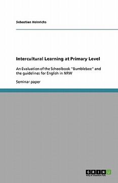 portada intercultural learning at primary level (en Inglés)