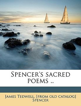 portada spencer's sacred poems .. (en Inglés)