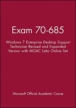 portada exam 70-685: windows 7 enterprise desktop support technician revised and expanded version with moac labs online set