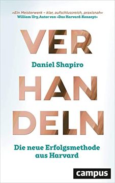 portada Verhandeln: Die Neue Erfolgsmethode aus Harvard Shapiro, Daniel and Neubauer, Jürgen (en Alemán)