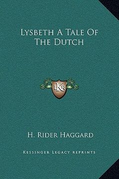 portada lysbeth a tale of the dutch