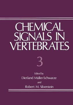 portada Chemical Signals in Vertebrates 3 (en Inglés)