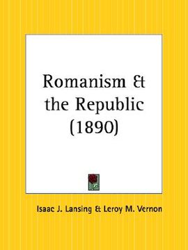portada romanism and the republic (en Inglés)