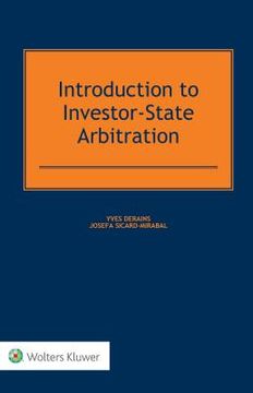 portada Introduction to Investor-State Arbitration (en Inglés)