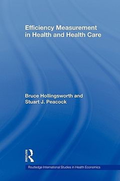 portada efficiency measurement in health and health care (en Inglés)