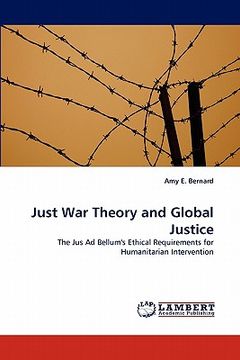 portada just war theory and global justice (en Inglés)