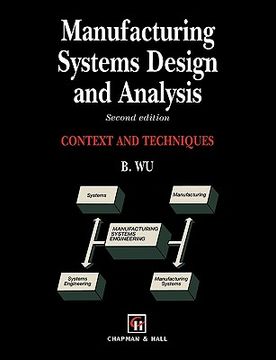 portada manufacturing systems design and analysis (en Inglés)