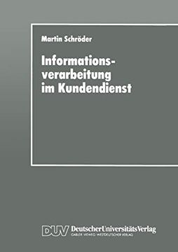 portada Informationsverarbeitung im Kundendienst: Einsatz- und Gestaltungsmöglichkeiten (in German)