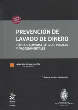 portada Prevención de Lavado de Dinero. Tópicos Administrativos, Penales y Procedimentales / pd.