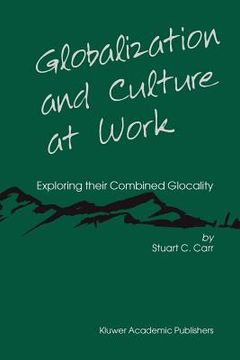 portada globalization and culture at work: exploring their combined glocality (en Inglés)