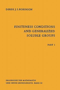 portada finiteness conditions and generalized soluble groups: part 1 (in English)