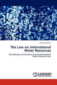 portada the law on international water resources (en Inglés)