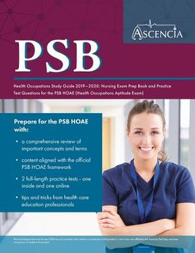 portada PSB Health Occupations Study Guide 2019-2020: Nursing Exam Prep Book and Practice Test Questions for the PSB HOAE (Health Occupations Aptitude Exam)