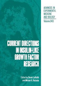 portada Current Directions in Insulin-Like Growth Factor Research (in English)