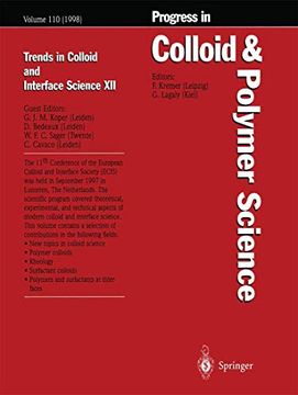 portada Trends in Colloid and Interface Science xii (Progress in Colloid and Polymer Science, 110) (en Inglés)