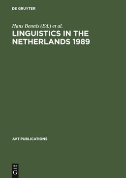 portada Linguistics in the Netherlands 1989 (in English)