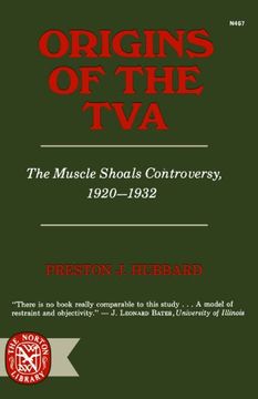 portada Origins of the TVA: The Muscle Shoals Controversy, 1920-1932 (en Inglés)