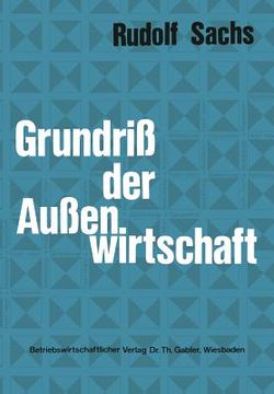 portada Grundriß Der Außenwirtschaft (in German)
