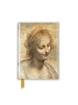portada Leonardo da Vinci: Detail of the Head of the Virgin (Foiled Pocket Journal) (Flame Tree Pocket Books) (en Inglés)