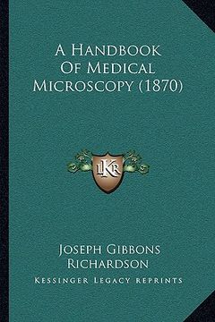 portada a handbook of medical microscopy (1870) a handbook of medical microscopy (1870) (en Inglés)