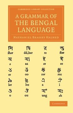 portada A Grammar of the Bengal Language Paperback: Volume 1 (Cambridge Library Collection - Perspectives From the Royal Asiatic Society) (en Inglés)