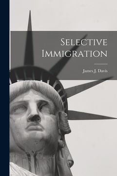 portada Selective Immigration (in English)