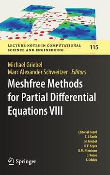 portada Meshfree Methods for Partial Differential Equations VIII (en Inglés)