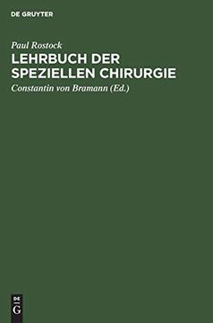 portada Lehrbuch der Speziellen Chirurgie (en Alemán)
