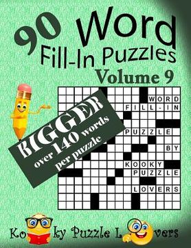 portada Word Fill-In Puzzles, Volume 9, Over 140 words per puzzle (en Inglés)