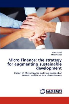 portada micro finance: the strategy for augmenting sustainable development (in English)