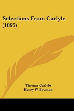 portada selections from carlyle (1895) (en Inglés)